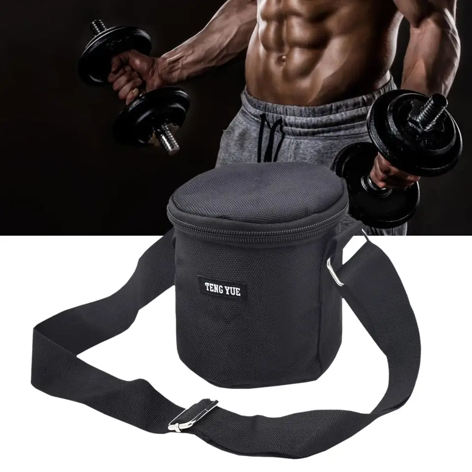 Dumbbell taniere vrecko pre prenosné prenosné vrecko na prepravu prachovo odolného vrecka na rameno pre fitness športové cvičebné vybavenie príslušenstvo