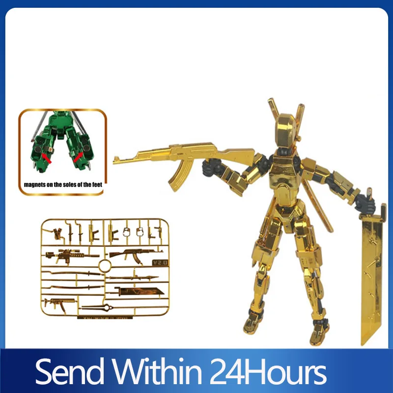 Dummy 13 Action Obrázok Titan Multi-artikulárne robotické hračky 3D tlačiareň Hnuteľná anime figurín figurínový úľav