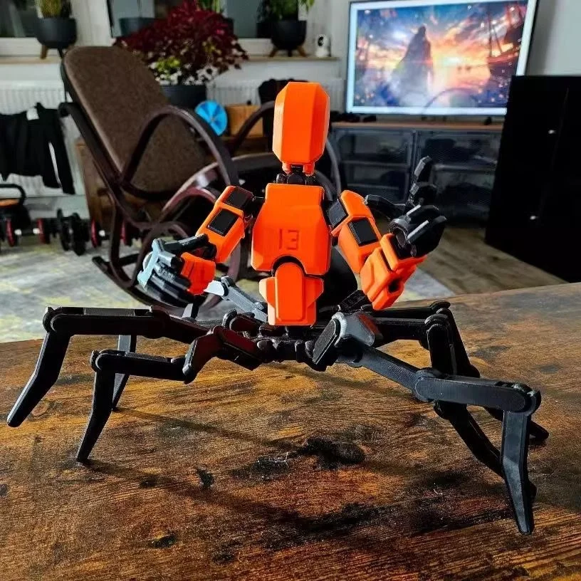 Dummy 13 Figures Hračky 3.0 Lucky Titan 13 Multi-bodnuté pohyblivé robotické akcie Figuras 3D tlačené figuríny DIY Gift Navidad