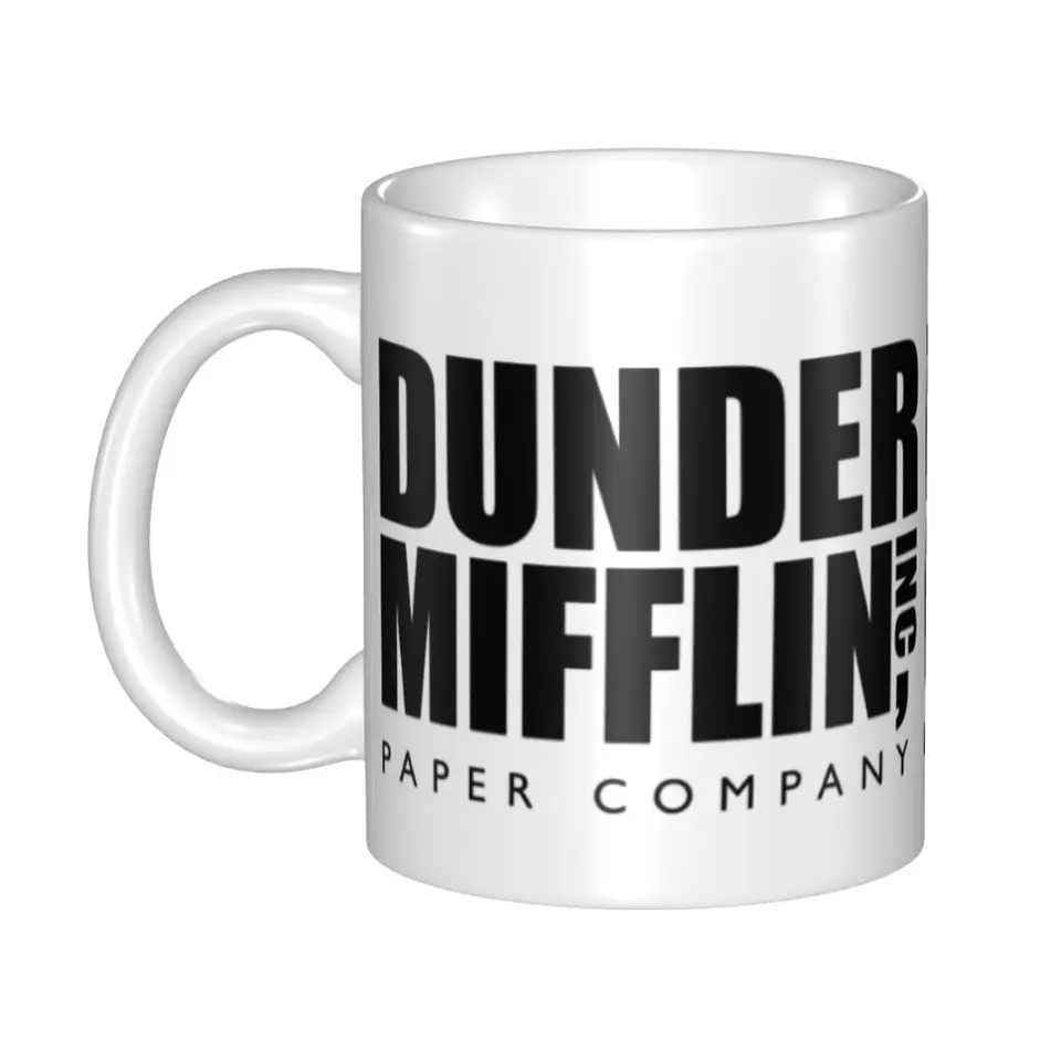 Dunder Mifflin Paper Company Coffee hrnčeky DIY Prispôsobené televízne relácie keramický hrnček Kreatívny darček