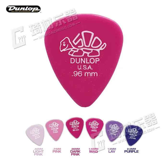 Dunlop Delrin Standard Guitar Plectrum Mediator 0,46-2 mm