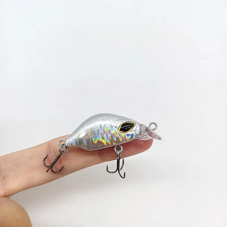 Duoduoyu 1ks nový mini potopenie rybárskych návnad 3,3 g/42 mm potopenie umelého plastového plastu tvrdé návnady Crankbait Jercbait Pesca Bass Tackle