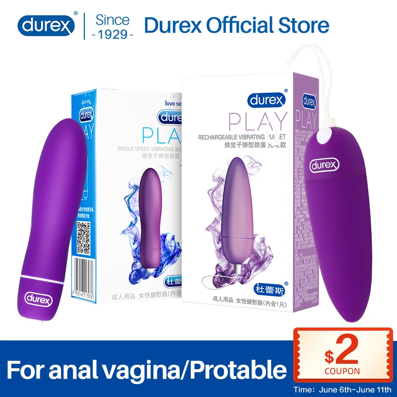 Durex mini vibrátor pre ženy 5 režimov USB nabíjanie sexuálnych hračiek pre dospelých análny vagina guľky klitoris g-spot stimulujú sexuálne produkty