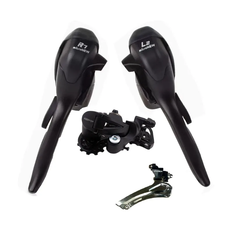 Duálne ovládacie páčky 7 rýchlostných radičov 2x7s 3x7s vpravo /vľavo radiaci bicykel prehadzovačky doplnky pre diely pre Shimano Groupset