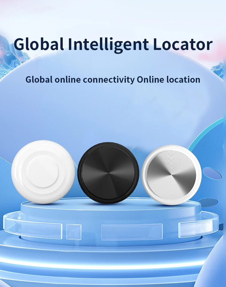 Duálny systém Mini Anti Stratená značka pre FindMyTag Tracker Tracker Wallet Key Finder Finder Luggage Kurut Sledovacie zariadenie pre Android a iOS