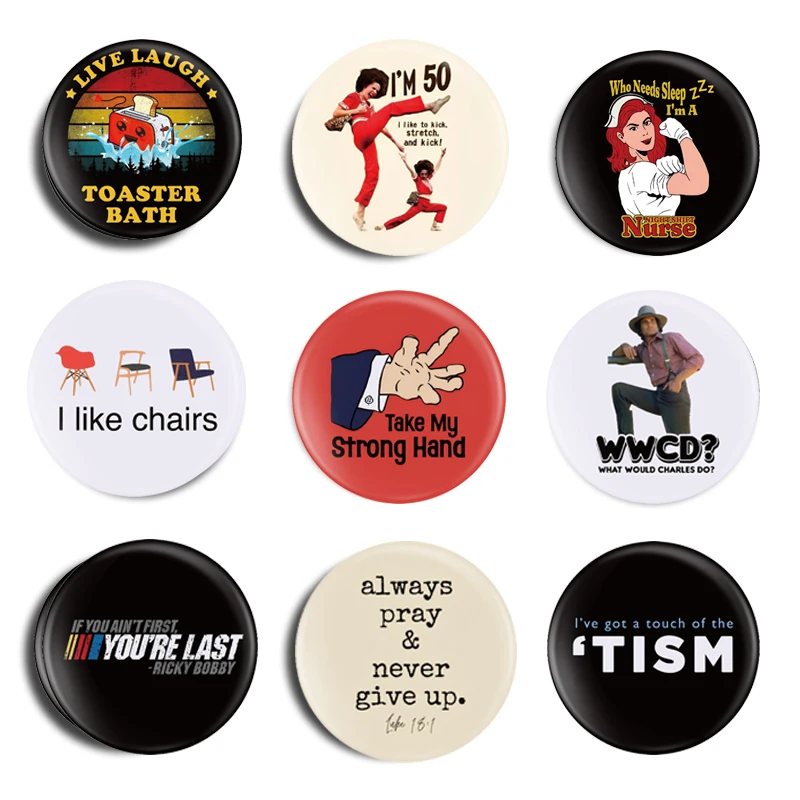 Duševné zdravie mäkké gombíky Pin