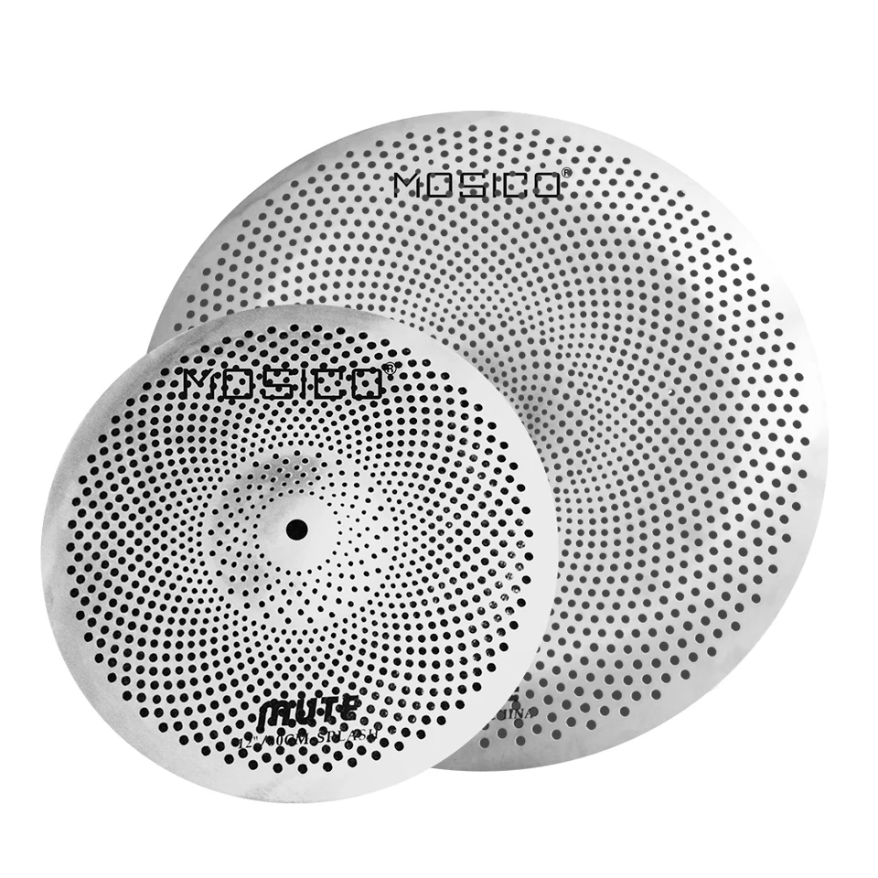 Dva kusy zliatiny Sliver s nízkym objemom Cymbal 18 palcov Čína+12 palcov Splash