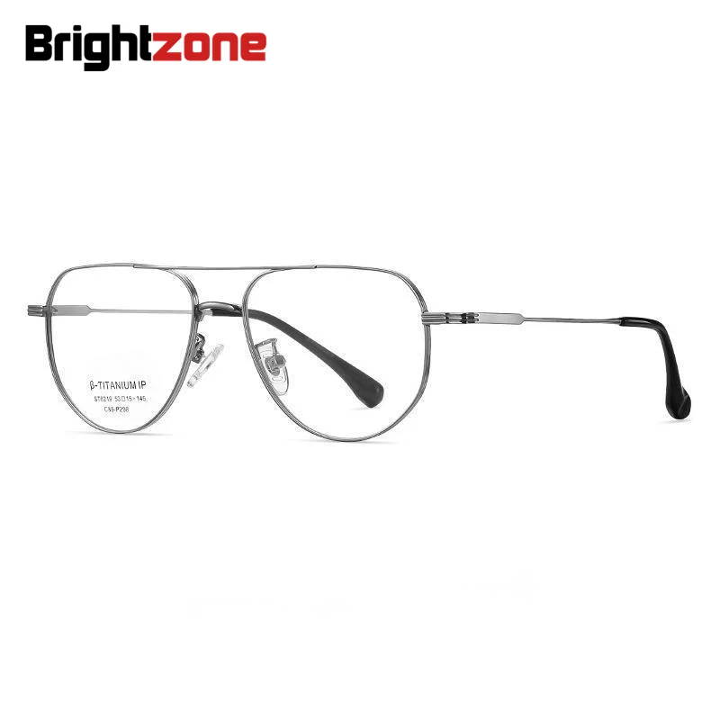 Dva most Pilot Pure Titanium Myopia Eyeglass Full Remes Optické okuliare Optické okuliare Optické okuliare Brillen