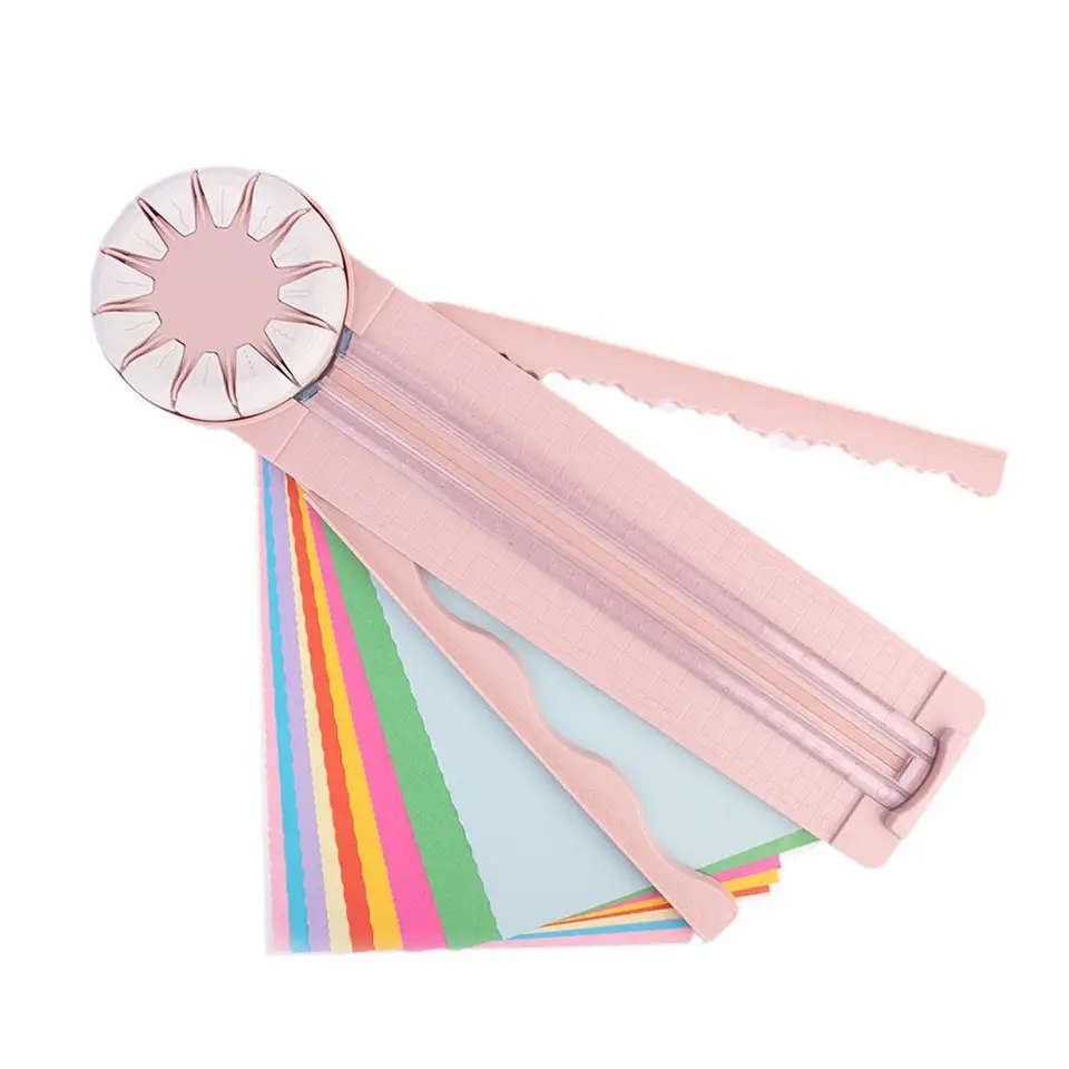 Dvanásť v jednom multifunkčné rôzne vzorové papierové rezačky Creative DIY Journal Student Supplies kancelárske potreby