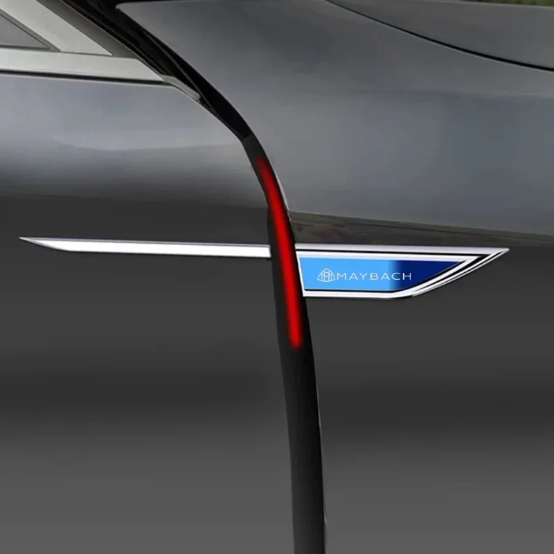 Dvere auta 3D kovová nálepka Vlajka znak odznak nálepky pre autá pre Maybach S400 S500 S600 C-Class-Class-Class-Class-Class
