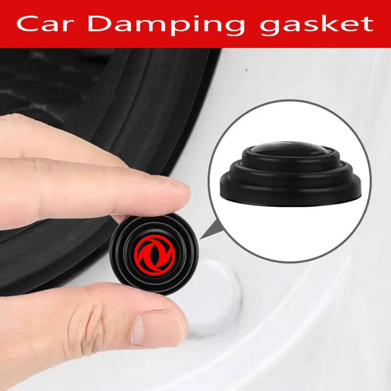 Dvere automobilu Soft Close Close Auto Shock Pad Pad Gum Gum Prevencia pre prevenciu hluku pre dongfeng dfm aeolus ax7 sláva 370 Cefiro Mx6 Príslušenstvo