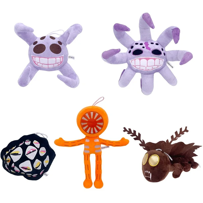 Dvere Floor 2 plyšová hračka Horor Moth Scľané zviera roztomilé plyšové bábiky Simulácia Detský plyšový Halloween darček
