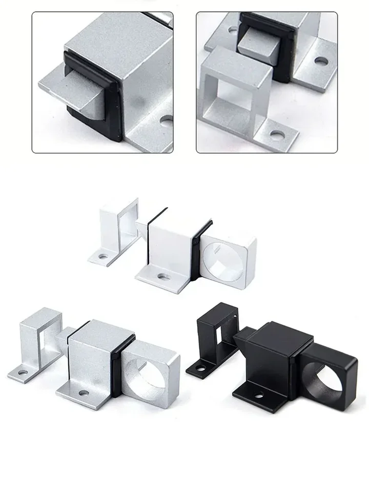Dvere Hliníková zliatina Zliatina Automatické shasové dvery SASH SPRING BONCE LOCK SQURE Square Automatická západka dverí Hardware Hardware Domáce nástroje