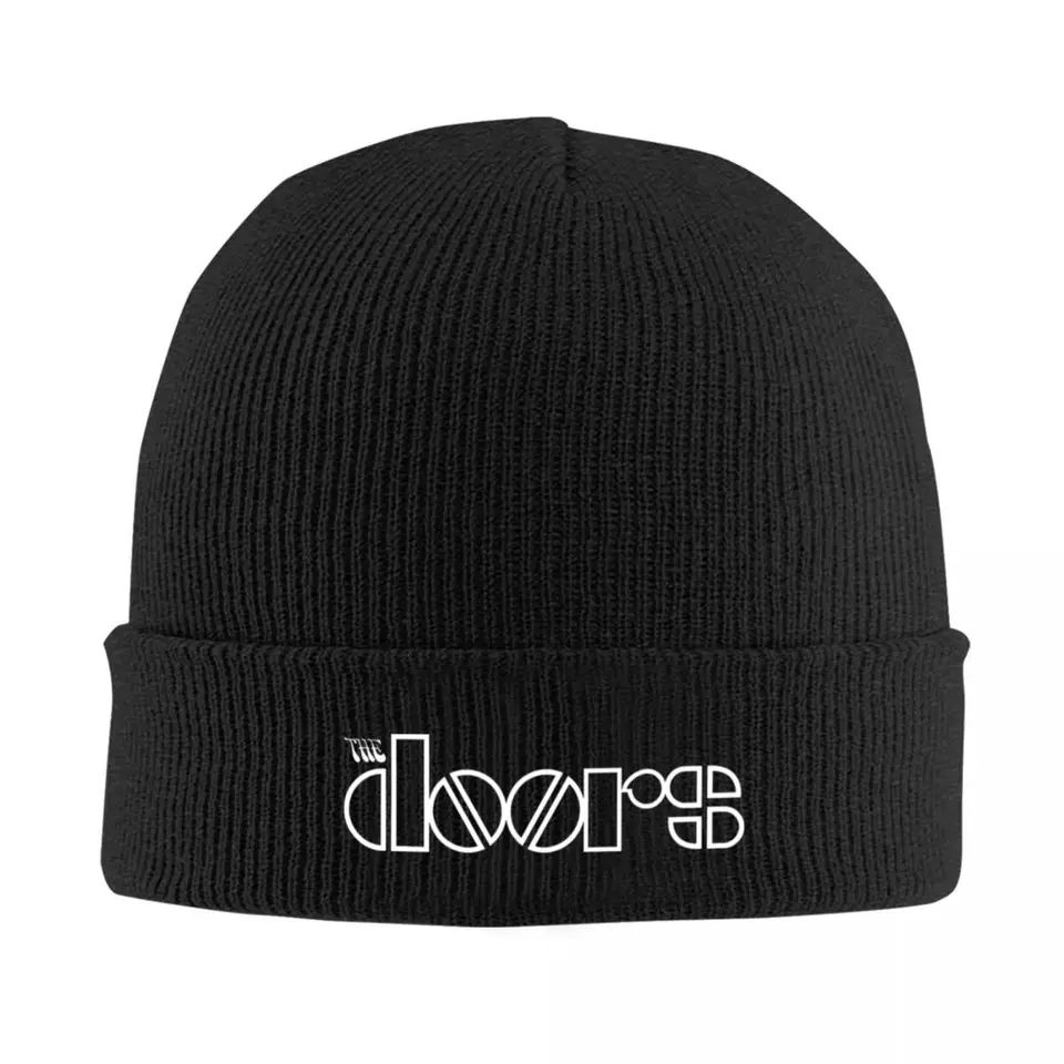 Dvere unisex akrylové pletené čiapky, útulný a teplý zimný klobúk, ľahká čiapka slouchy pre outdoorové aktivity