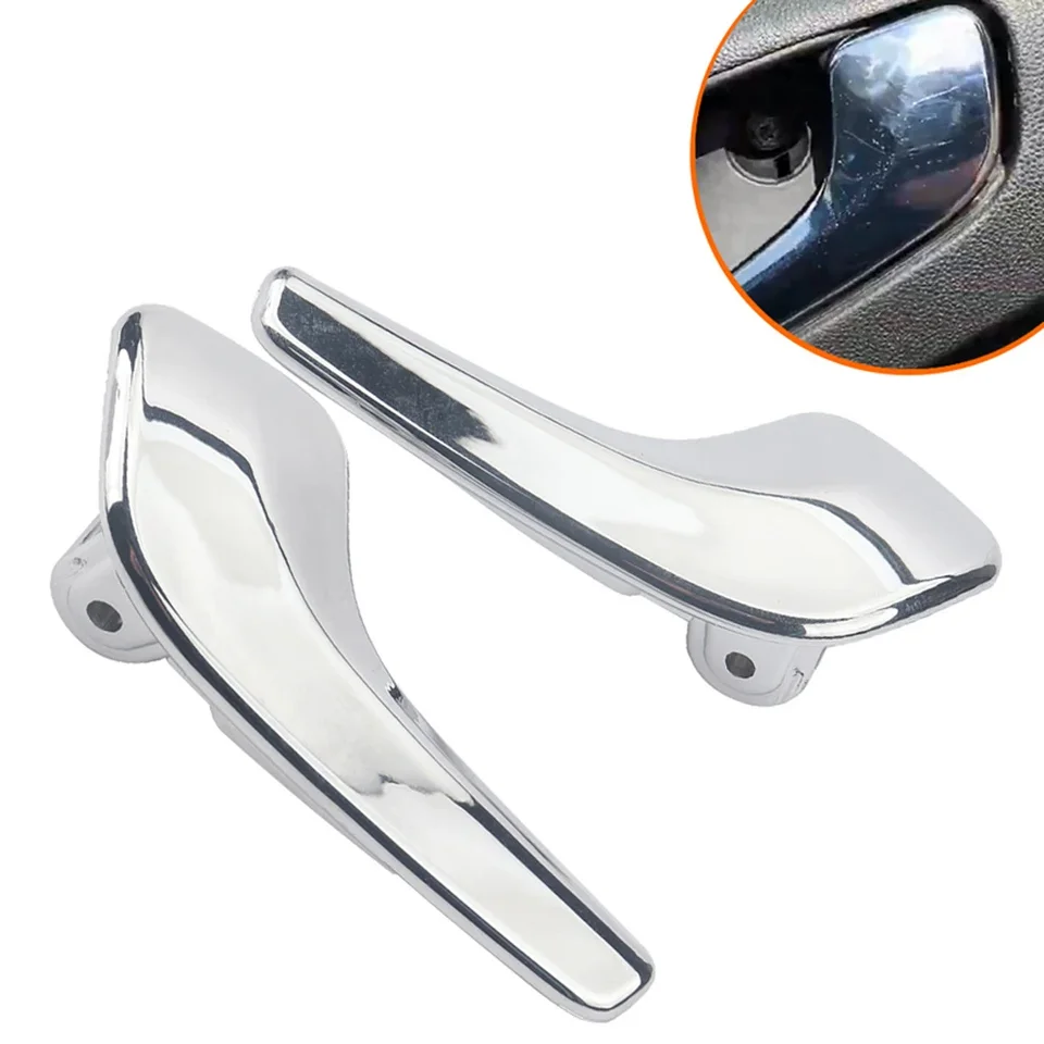 Dverová kľučka Strana vodiča vľavo Chrome pre Vauxhall Opel Corsa D 2006-2014 Mk3 / Hatchback