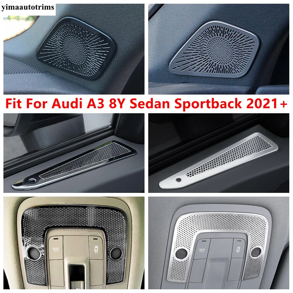 Dverový vzduchový striedavý prúd / stĺp Piliel A Tweeter Reproduktor / čítanie svietidla obalov na oblúky pre Audi A3 8y Sedan Sportback 2021 2022
