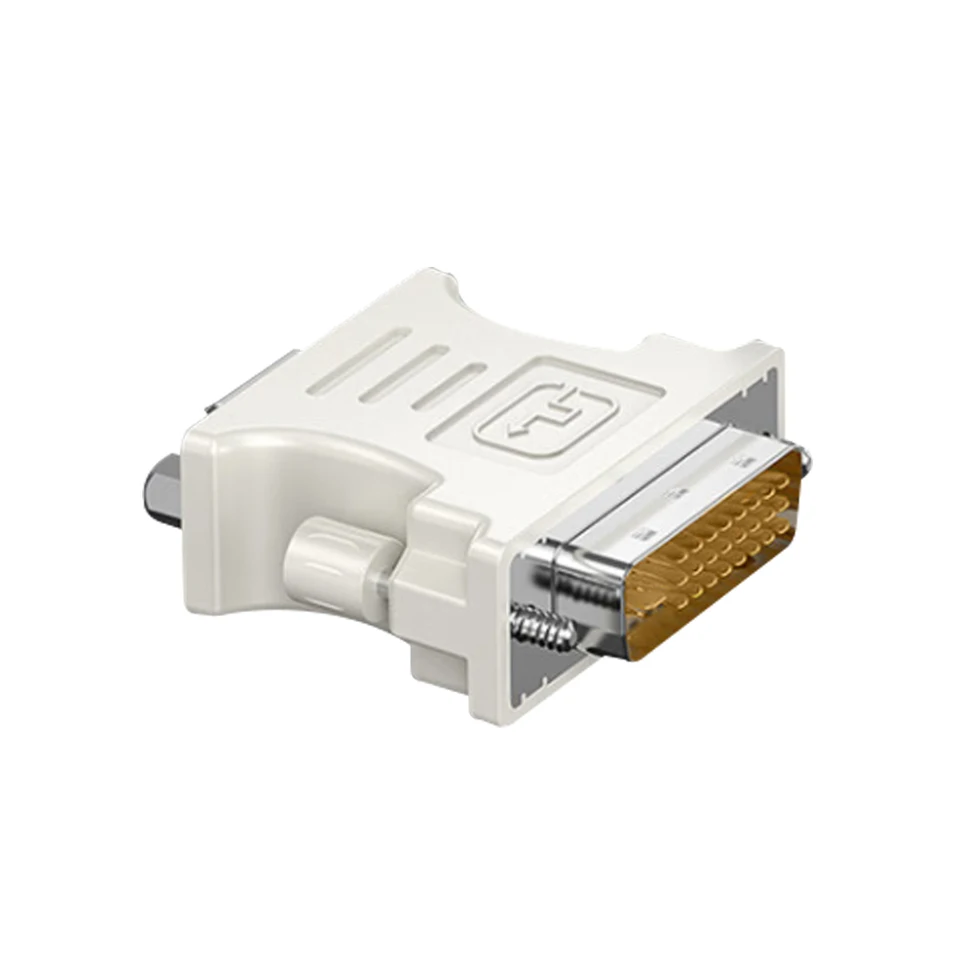 DVI-I 24+5 PIN DVI Muž do VGA Ženský adaptér pre konvertor videa pre počítačový projektor DVD DVD PC HDTV LCD