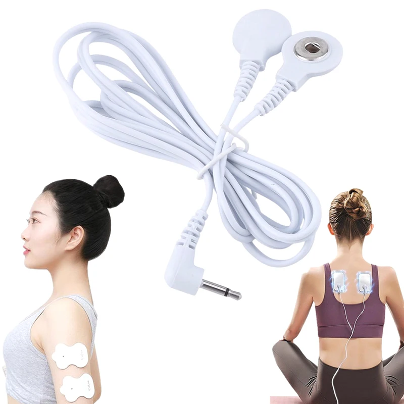 Dvojcestný stroj na tlačidlo Massager Elektróda Elektróda Padsstandard Masáž pre káble vodičov jednotiek pre desiatky