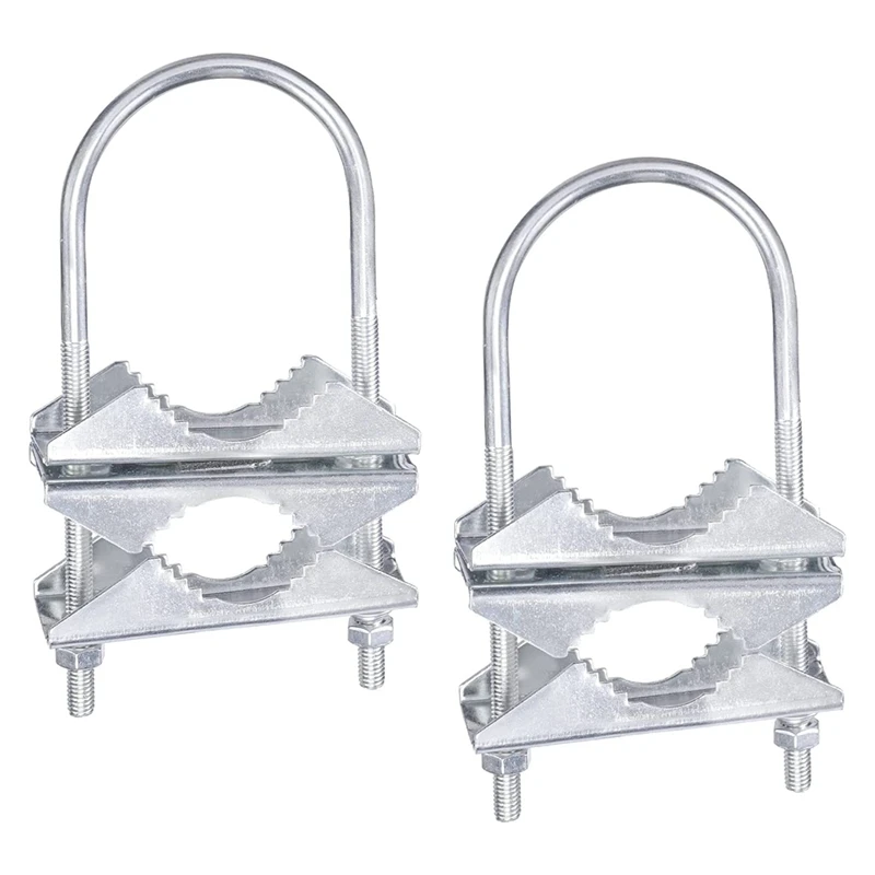Dvojitá anténa Clamp Clamp V-Jaw Bracket U skrutky montážny hardvér 2 súpravy pre yagi wifi anténu, televízna anténa
