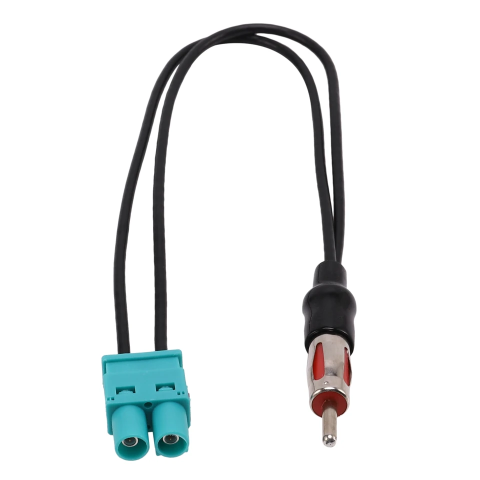 Dvojitá dvojitá fakra do antény adaptéra leteckého adaptéra Din pre sedadlo Audi VW