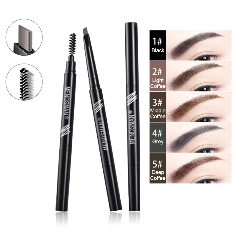 Dvojitá hlava ceruzka ceruzka nepremokavá obočie Pen Tint Tattoo Tattoo Make -up kozmetika prírodné dlhotrvajúce dlhé očné obočie Peruzka
