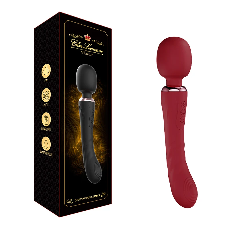 Dvojitá hlava Výkonný vibrátor pre ženy stimulátor 30 rýchlostných klitorických stimulátorov GAGNANA Massager Žena Masturbator Sex Hračky pre dospelých 18