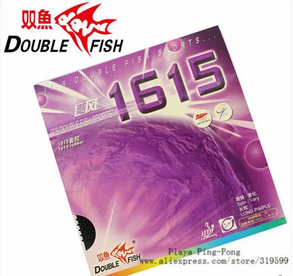 Dvojitá ryba 1615 dlhé jadrá stolové tenisové pingpong horné listy bez / so špongiou