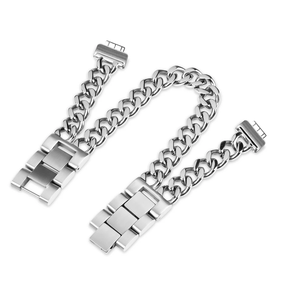Dvojitá slučka z nehrdzavejúcej ocele pre Fitbit Inspire / Inspire HR Smart Bracelet Correa Band pre Fitbit Inspire 2 príslušenstvo