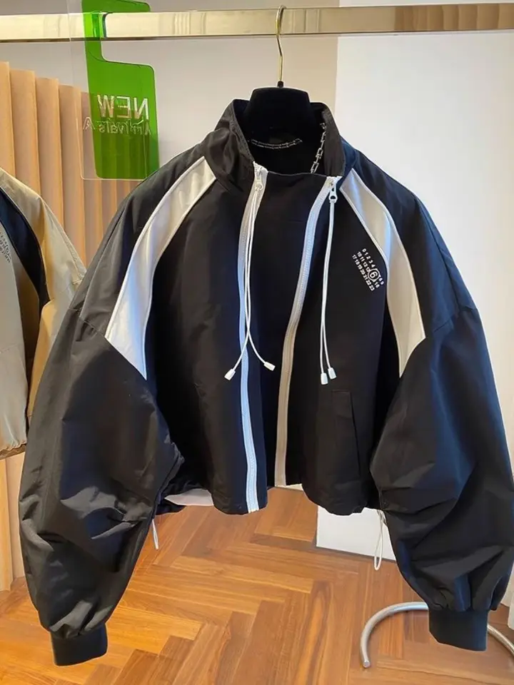 Dvojitá zipsová ulica pekná muži a ženy módny stojanový golier Windbreaker bunda pružina a jeseň veľká veľkosť bunda bunda
