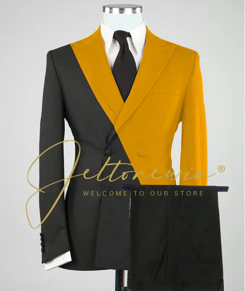 Dvojité kŕmené obleky 2024 Najnovšia vrstva nohavičiek Terno Masculino Slim Fit Tuxedo Party Suits Svadobné obleky pre mužov Blazer Sety
