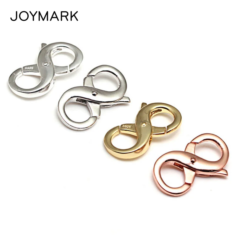 Dvojité otvorené ústa 925 Sterling Silver Lobster Striedy jemné šperky Doplnky 21*10,8 mm 2ks/šarža SC-CZ132