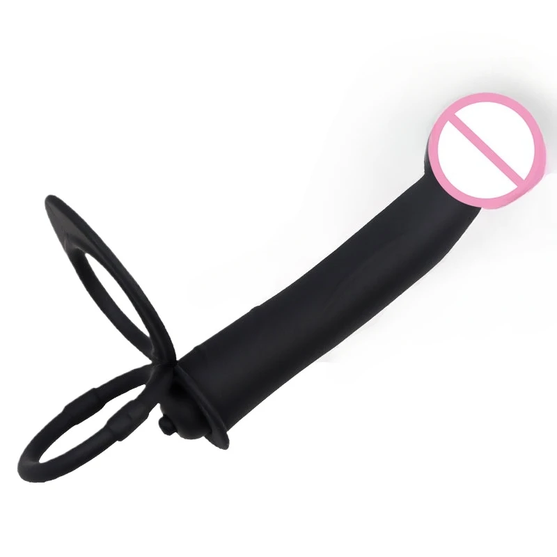 Dvojité penetrácia silikónové sexuálne hračky Dildo vibrátor popruh na penis butt plug g bodová prostata masager