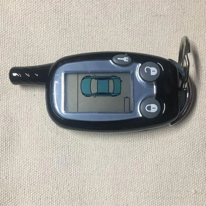 Dvojstranný diaľkový ovládací keychain ZX 1060 LCD pre šerif ZX-1060 Sheriff ZX1060 Alarm s objemom vozidla LCD LCD reťaz kľúča FOB