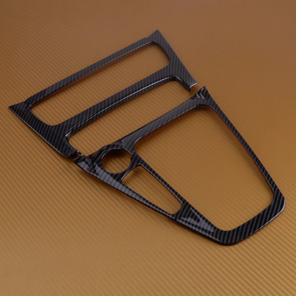 DWCX uhlíkové vlákno Color A/C Ovládanie škatule Inner Gear Shift Panel Dekoratívny obklad obkladu obkladu pre Ford Focus MK3 Accessories