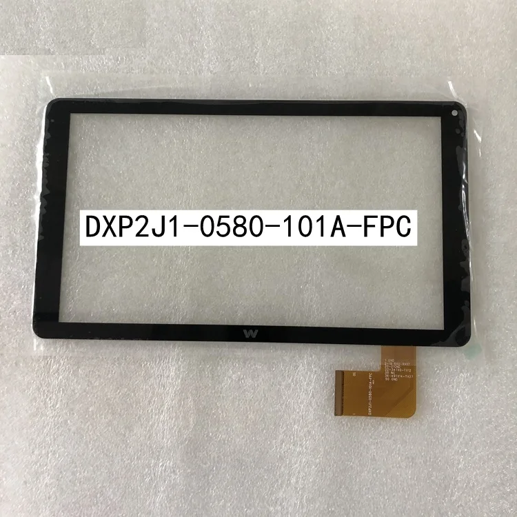 DXP2J1-0580-101A-FPC 10,1 palca 254x146 dotyková obrazovka pre výmenu digitalizátora skla do dotykového panela Tablet
