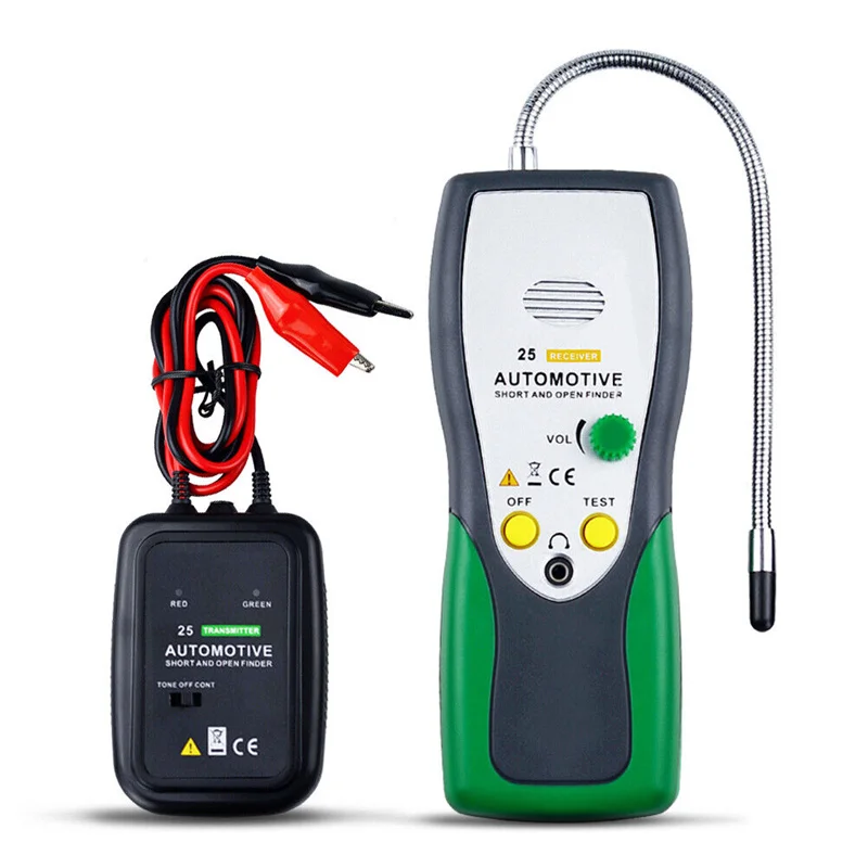 DY25 Automobilový krátky otvorený obvod Finder tester Car Trucks Tracker Sledovač automobilových obvodov