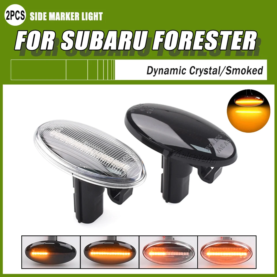 Dynamická LED Turn Signals Lights Sekvenčné blikajúce bočné markerové lampa pre Subaru Forester Impreza 2008 2009 2010 2012 2012-2019