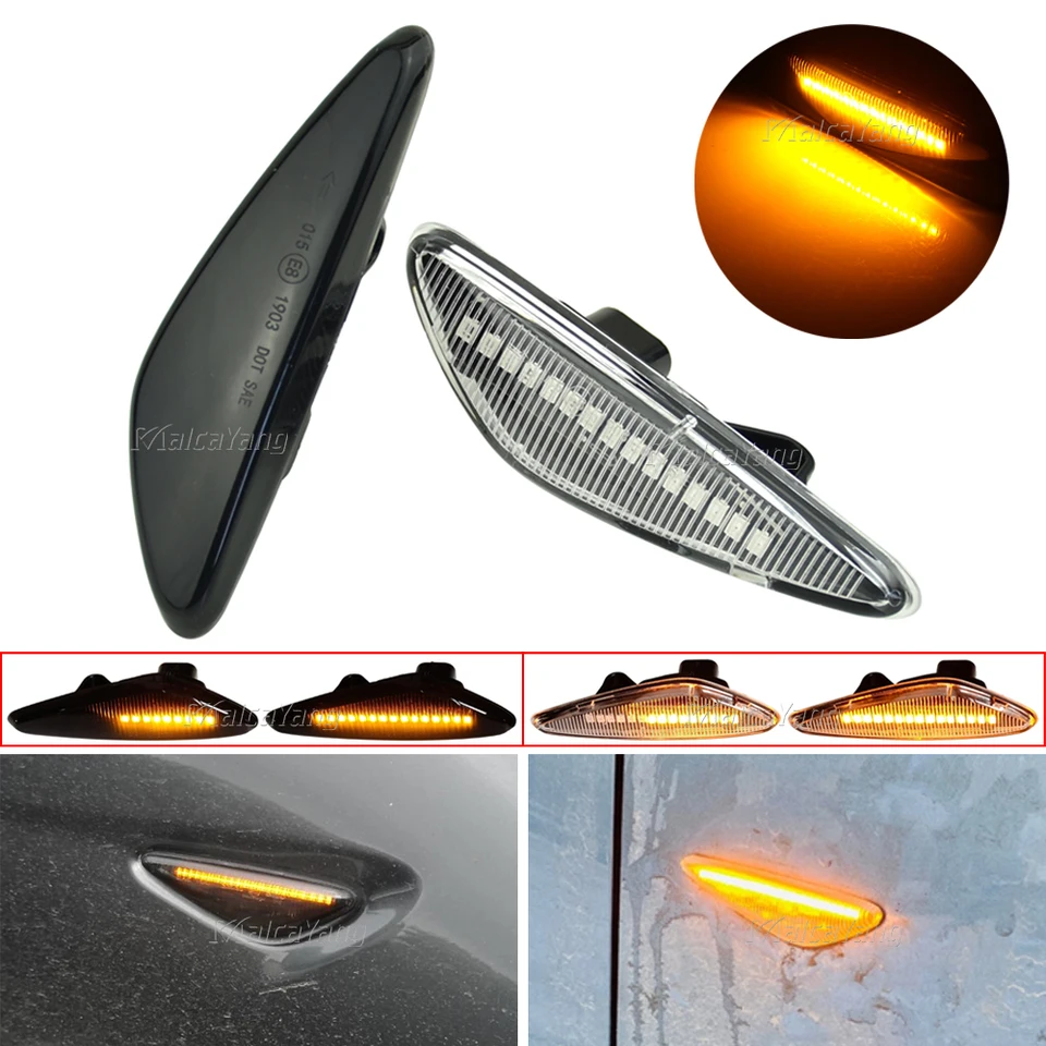 Dynamické Dynamické LED diódy LED markerové indikátorové indikátorové svetlo pre mazda MX-5 RX8 08-12 6 Atenza GH 10-13 5 Premiéra CW