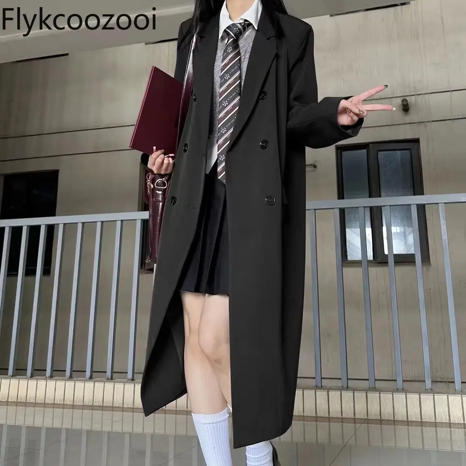 Dámska dlhá nad kolenom jar 2024 Nový britský štýl High Class Trench Coat pevninská Čína Čína Zimné oblečenie 2024