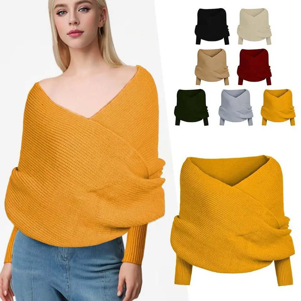 Dámska zimná šál s rukávovým obalom s rukávmi Wrap Winter Warm Shawl Scarf na vianočné darčeky Deň vďakyvzdania