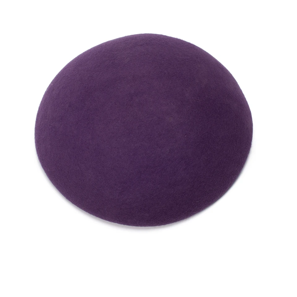 Dámske 14 cm baret vlna plsti klobúk Millinery Supply Fascinator Base Cocktail A263