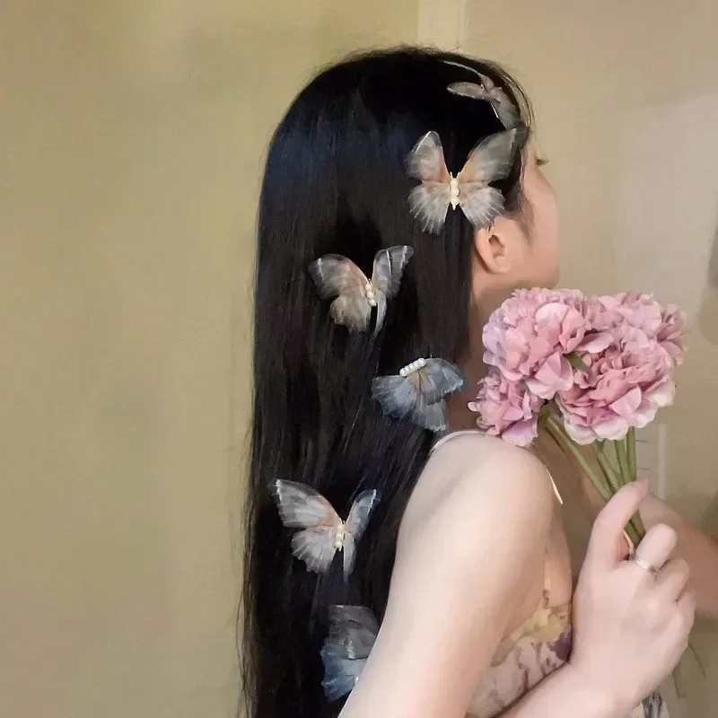 Dámske kozmetické sponky na vlasy Barrette Barrette Chlps Ohily Dekorácia Zlomená bočná tresk Čižné vlasy Styling Bangs