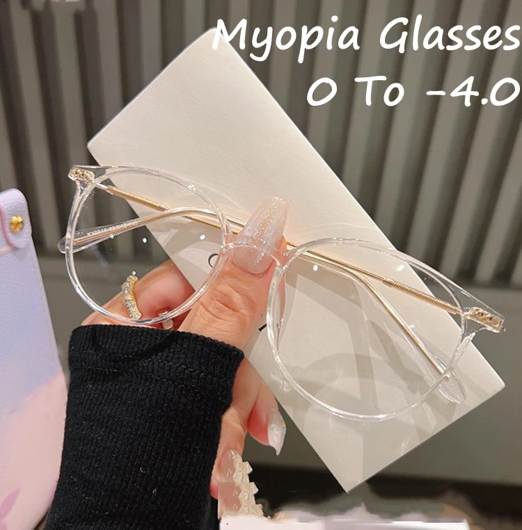 Dámske okrúhle okuliare na čítanie okuliarov modré svetlo blokujúce okuliare luxusné okuliare Myopia Unisex Myopia Presbyopia Presbyopia