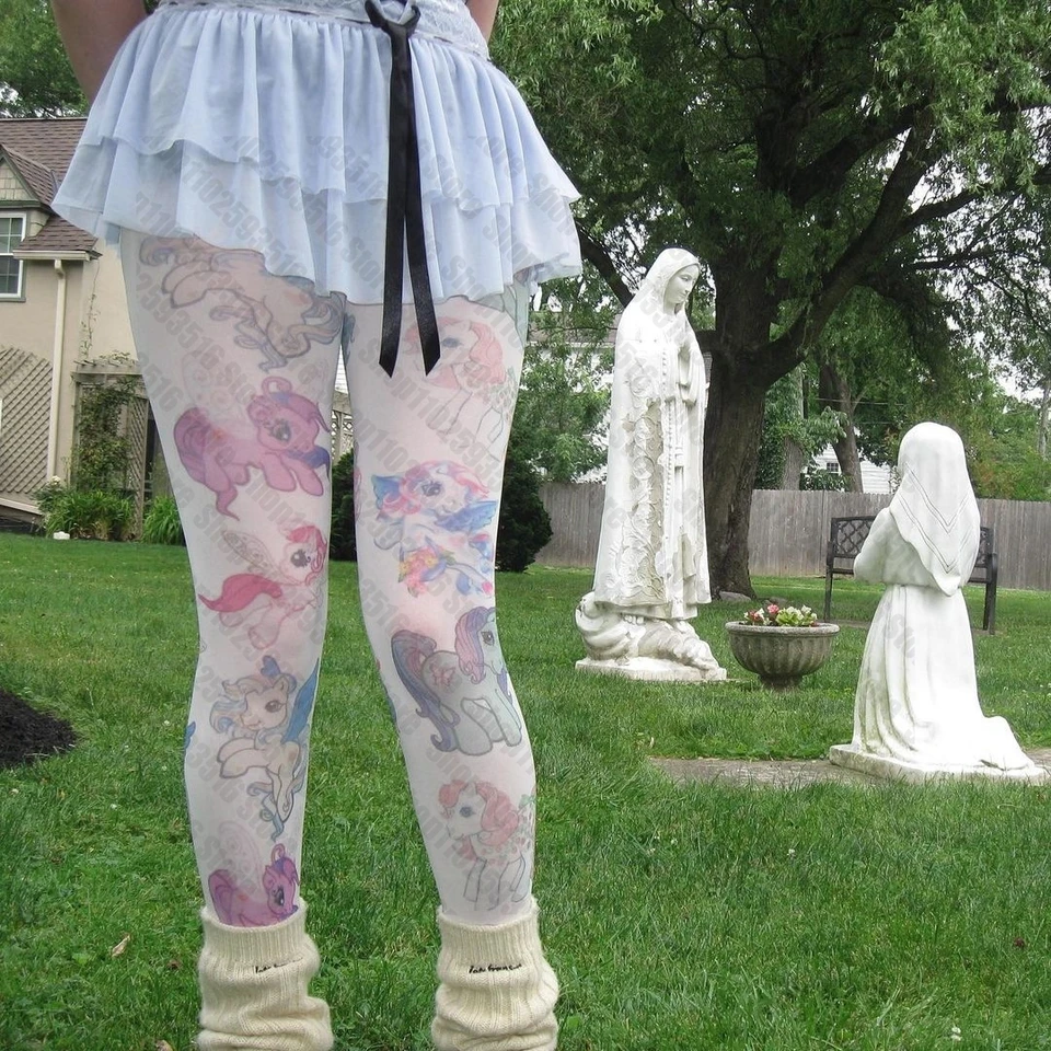 Dámske pančuchy y2k pančucháče Ženy sissy punk emo sexy shoopy pančuchá