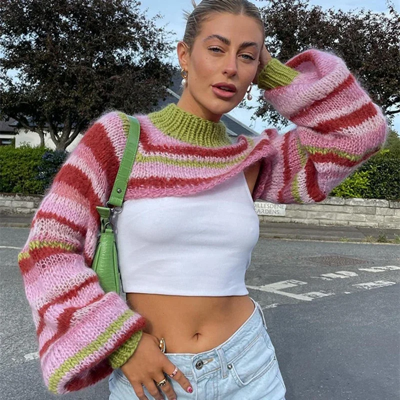 Dámske plkované plodiny plôp s plukmi pluk s plodinami s dlhým rukávom Dutiny z hankie