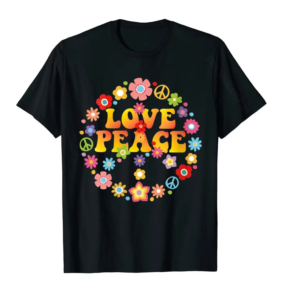 Dámske podpisové znamenie Láska 60. rokov 70. roky kravata Dye Vintage Hippie kostým darčekové tričko mládežnícke tričká Nový príchod bavlnené topy Tees 3D