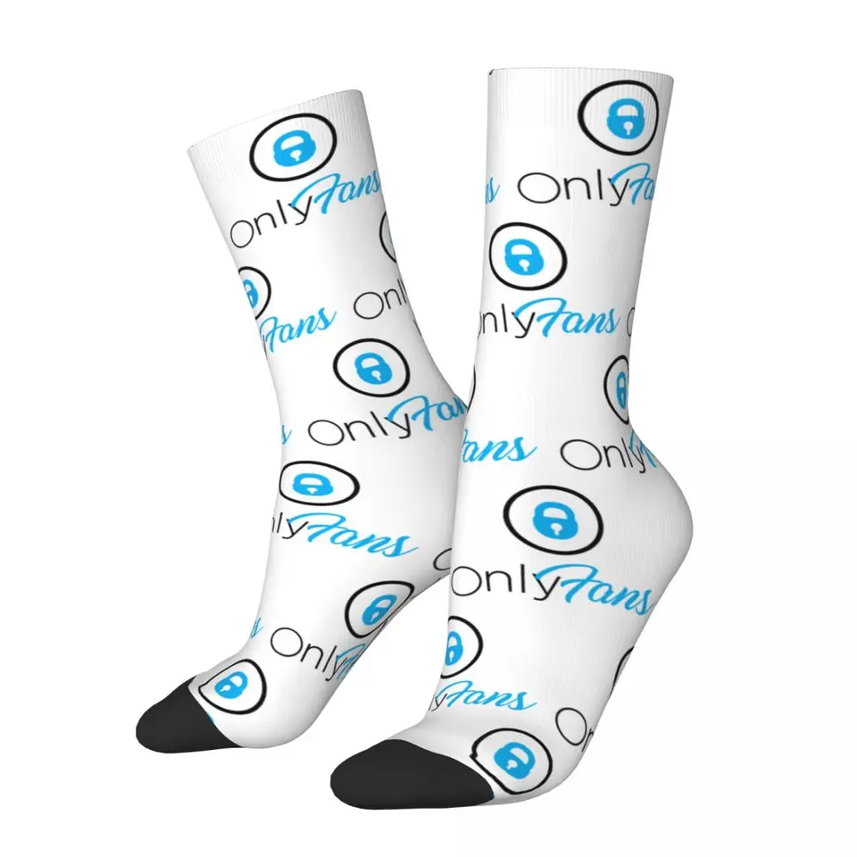 Dámske ponožky hip hopu iba Fans Merch Super Soft Only Fans Logo Sport ponožky po celú sezónu