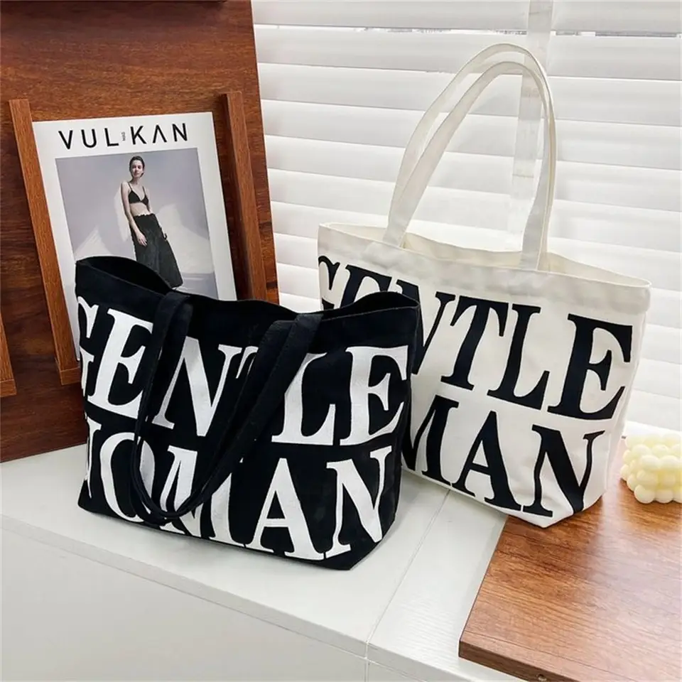 Dámske ramenné tašky narodeniny darčeky štýlové osobnosť list cestovné plátno kabelky gentlewoman veľkú kapacitu tote tašky