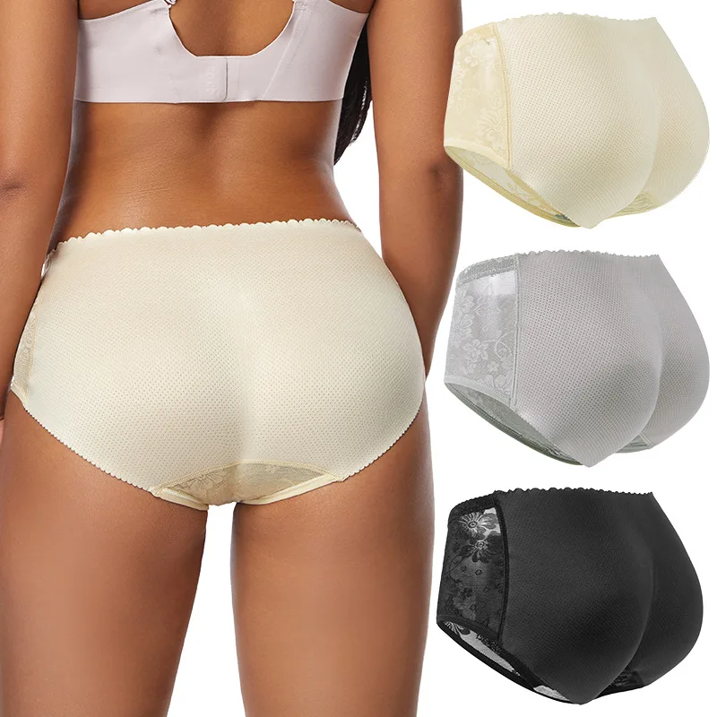 Dámske spodné prádlo boky bokov veľkej veľkosti Shapewear nohavičky čipky bočné bedrové podložky plochý uhol telesné nohavice nohavičky
