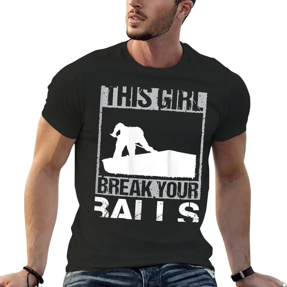 Dámske toto dievča Break Your Balls Design Pool Billiard Tričko anime tričká dizajnérske košele Men
